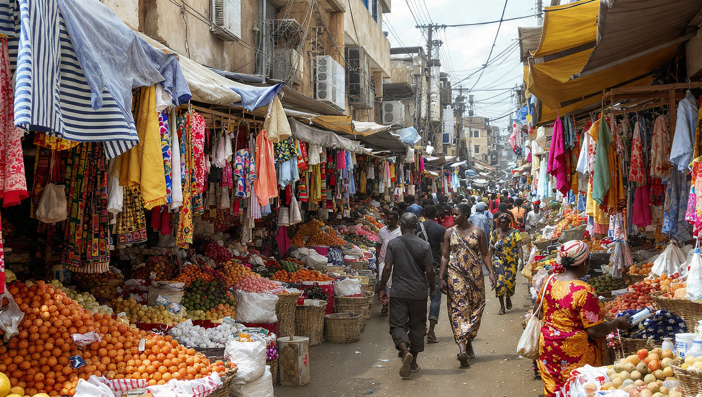 Marché central RDC